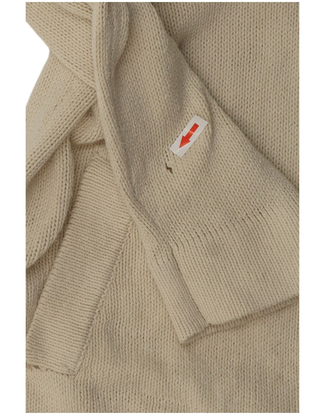 Joules Γυναικείο πουλόβερ με σάλι λαιμό UK 8 Small Off White