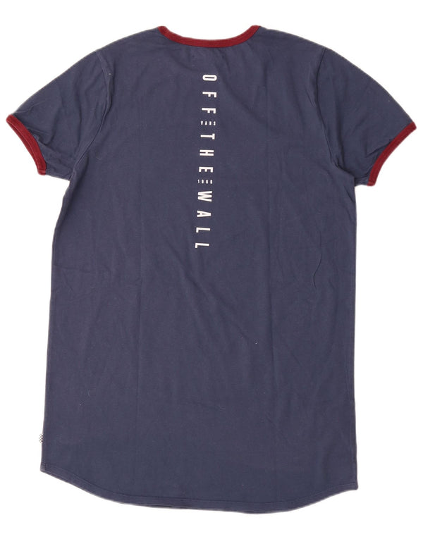Vans Ανδρικό ψηλό γραφικό T-shirt Top Medium Navy Blue