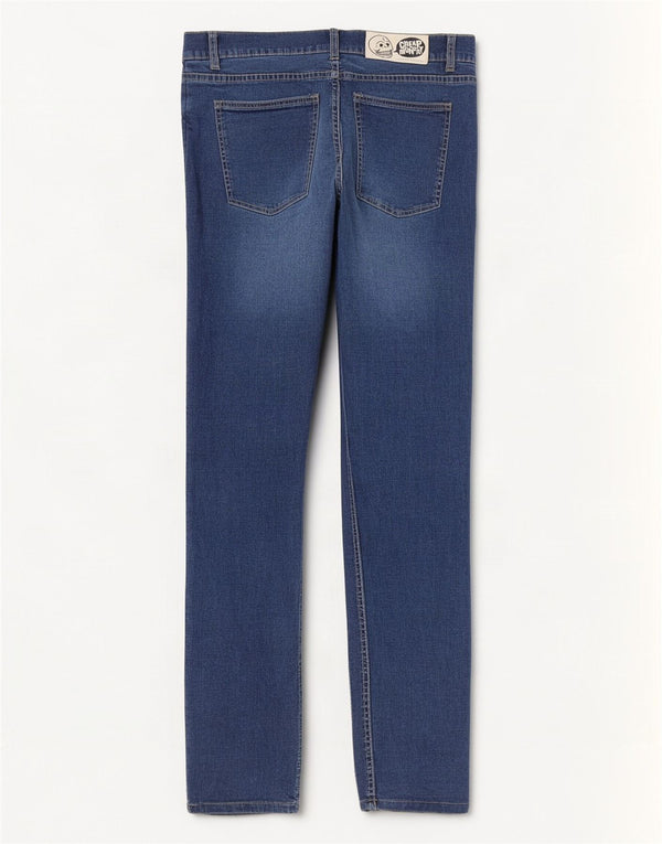 Φτηνό Monday Γυναικείο Slim Jeans W31 L30 Blue Cotton