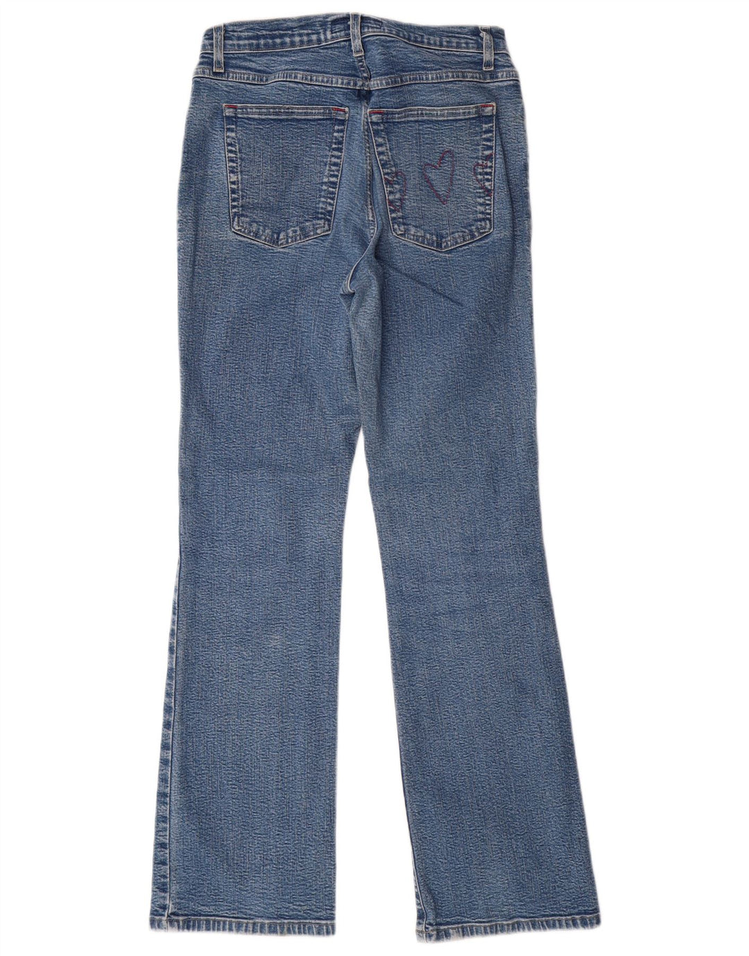 PER UNA Γυναικεία Bootcut Jeans UK 14 Medium W30 L30 Blue Cotton