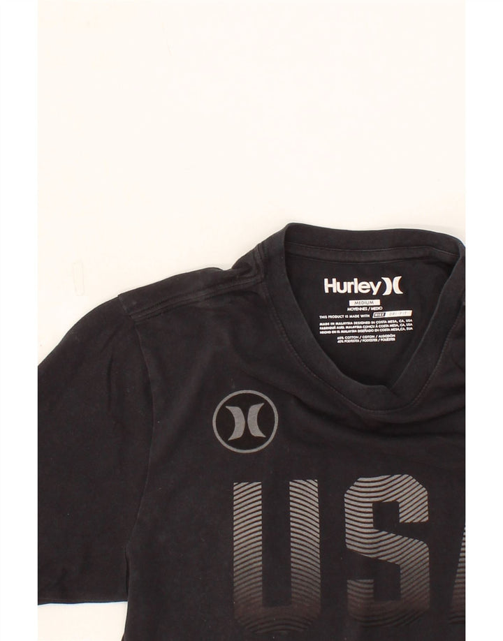 HARLEY Mens Graphic T-Shirt Top Medium Black Cotton Vintage Harley and Second-Hand Harley from Messina Hembry 