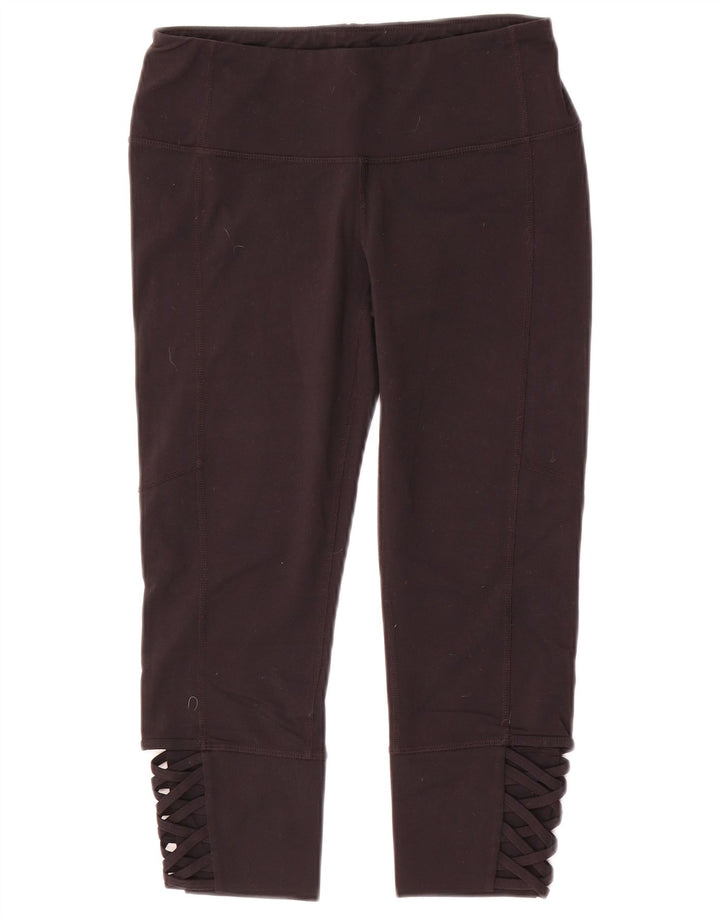 ATHLETA Γυναικεία κολάν Capri UK 10 Small Black Nylon