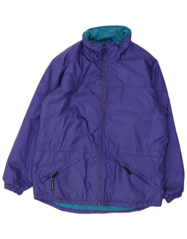 Columbia Womens Loose Fit Ski Jacket UK 16 Large Purple