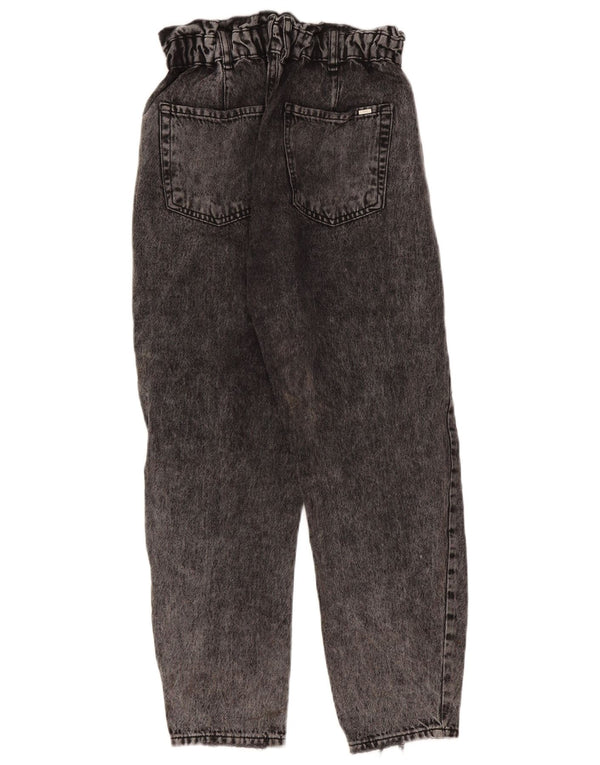 Zara Γυναικείο Ψηλόμεσο Χαλαρό Τζιν EU 34 2XS W24 L24 Γκρι