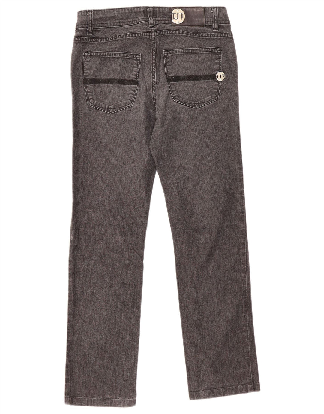 Γυναικείο τζιν Trussardi ίσιο W26 L27 Γκρι βαμβακερό