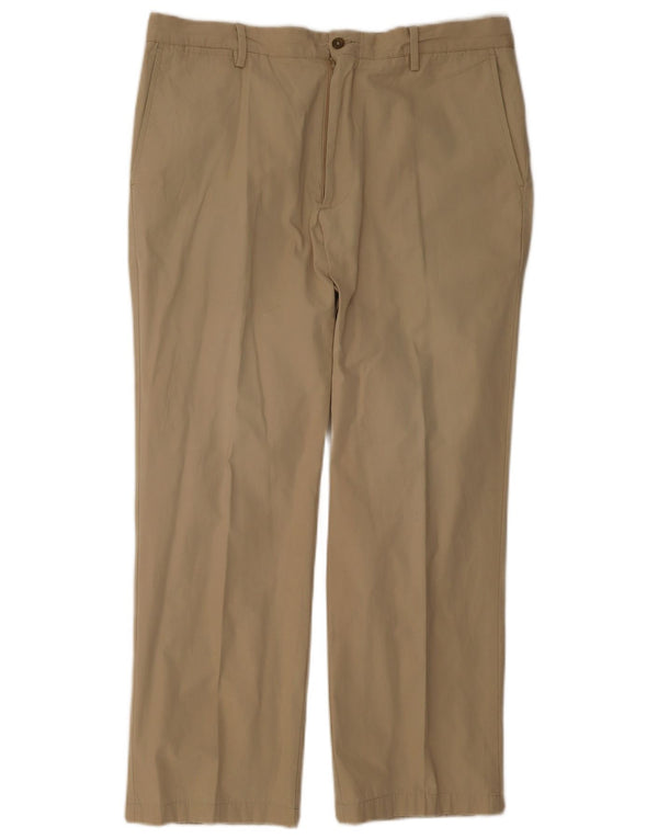 Marlboro Classics Mens Straight Chino Trousers EU 54 2XL W42 L28 Beige