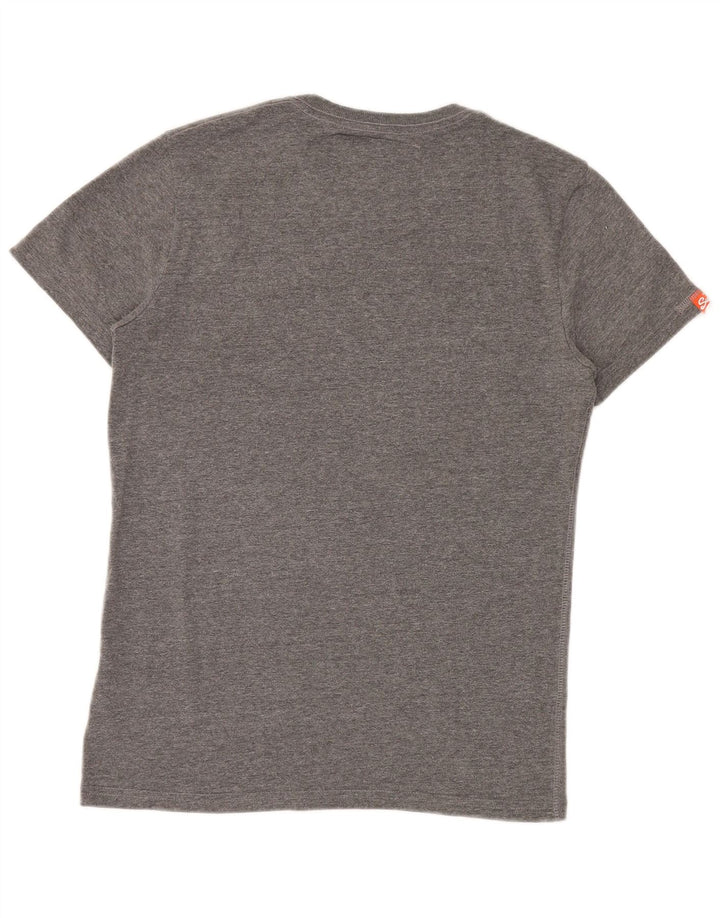 Ανδρικό γραφικό T-Shirt Superdry Top Μεσαίο γκρι βαμβακερό