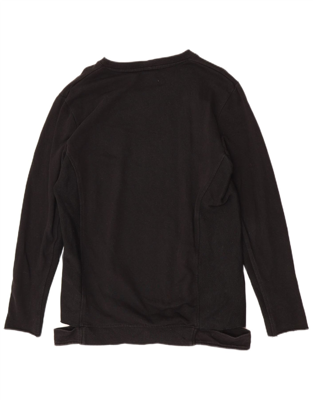 Zara Ανδρικό Φούτερ Jumper Μεγάλο Μαύρο Βαμβακερό