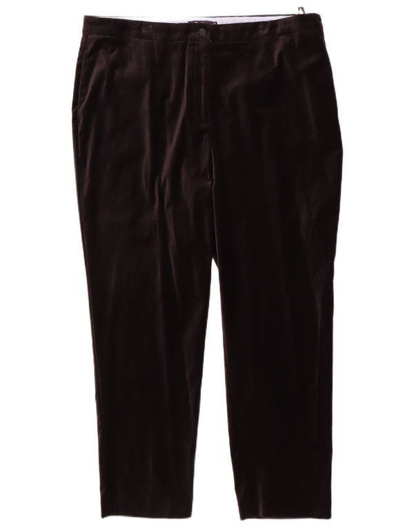 Marks & Spencer Γυναικείο κωνικό παντελόνι Chino UK 18 XL W38 L27 μαύρο βαμβακερό