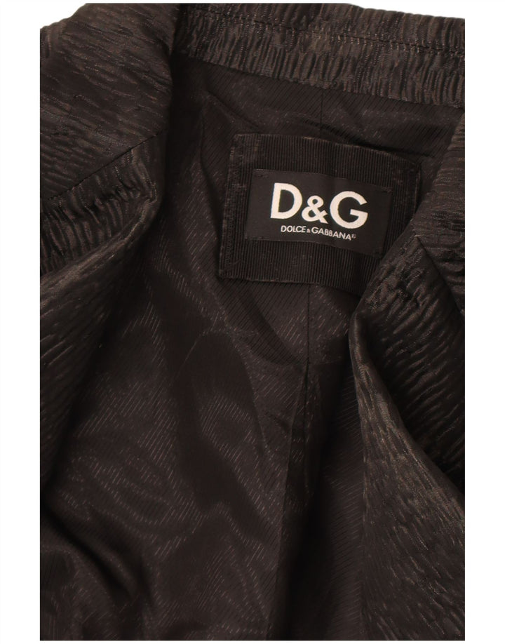 Dolce & Gabbana γυναικείο σακάκι 2 κουμπιών σακάκι IT 42 μεσαίο μαύρο πολυεστέρα