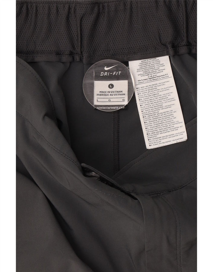 Ανδρικό σορτς Chino NIKE Dri Fit μεγάλο W34 σε γκρι πολυεστέρα