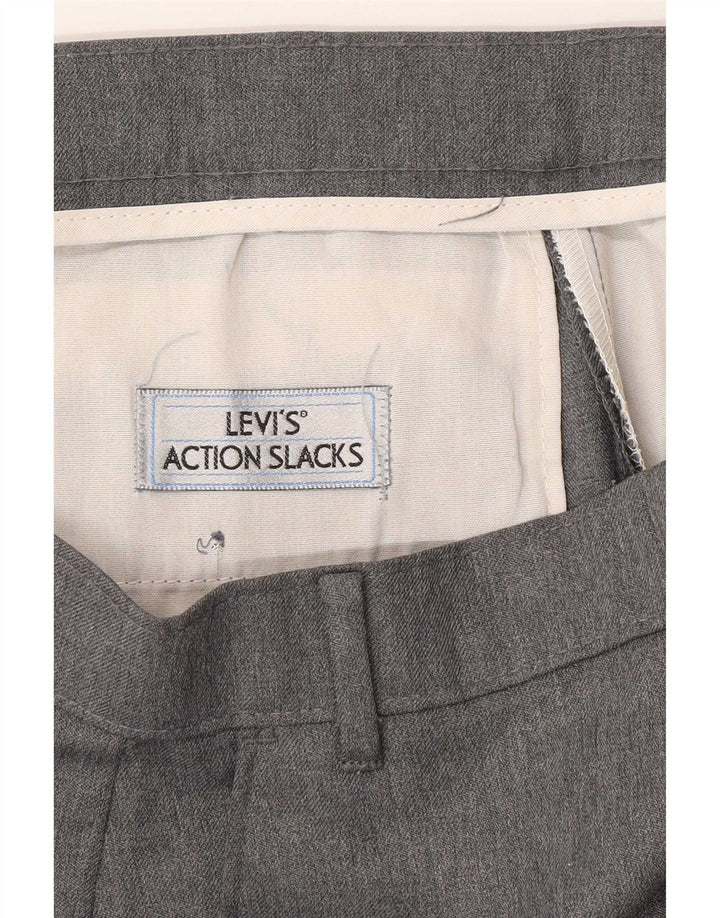 Ανδρικό ίσιο παντελόνι Chino Levi's W38 L29 Γκρι Πολυεστέρας