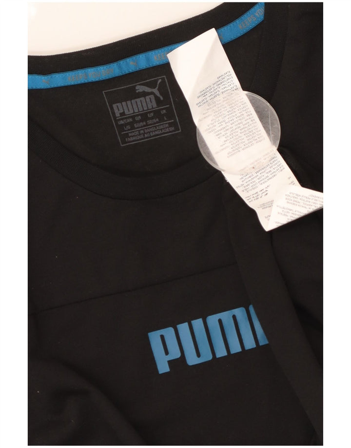 Ανδρικό T-Shirt PUMA Top Large Μαύρο Πολυεστέρας