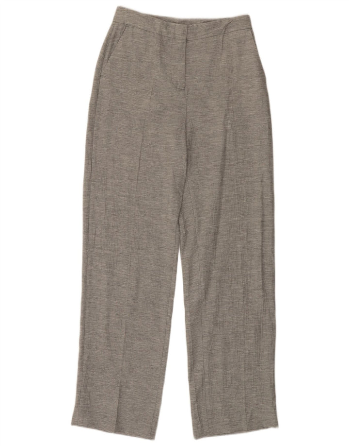 ZARA Γυναικείο ίσιο παντελόνι Chino XS W27 L32 Γκρι βισκόζη