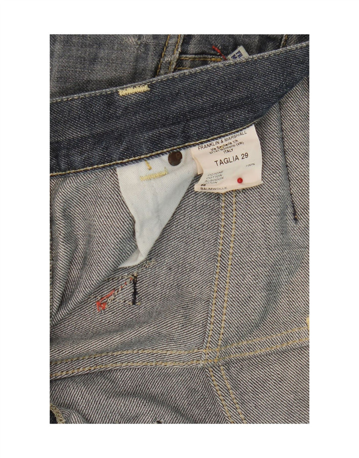 Ανδρικό τζιν ίσιο Franklin Marshall W29 L30 Navy Blue Cotton