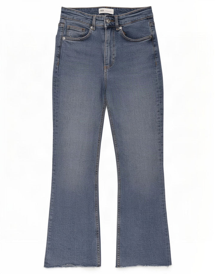 Zara Γυναικείο Ψηλό Τζιν EU 38 Small W28 L26 Μπλε