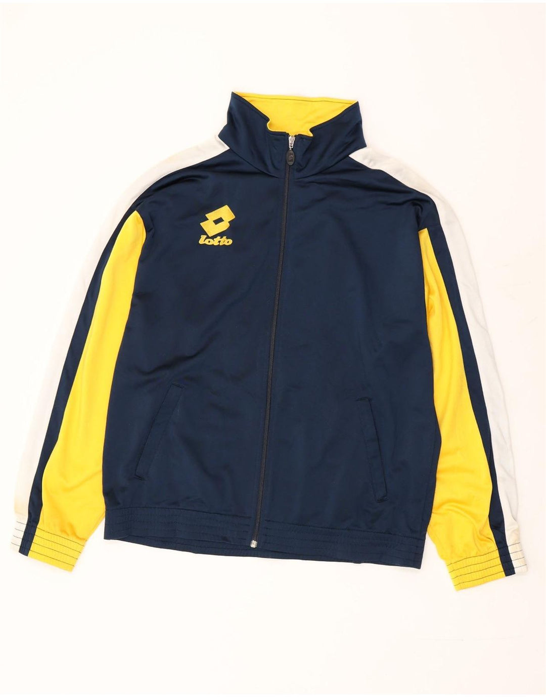 Ανδρική αθλητική φόρμα Lotto Top Jacket Medium Navy Blue Colourblock