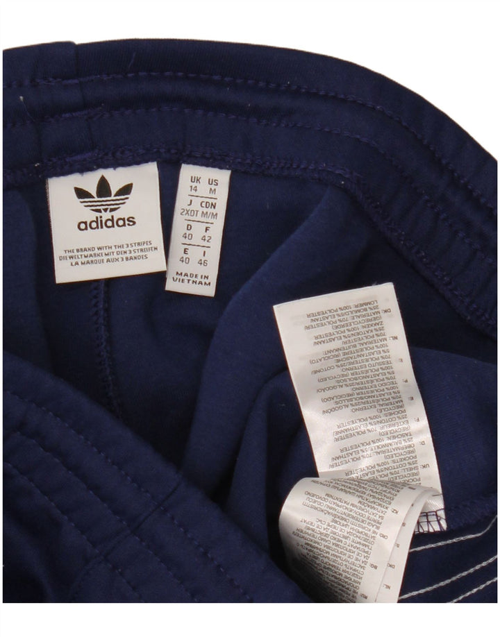 Γυναικεία αθλητική φόρμα Adidas Παντελόνι UK 14 Large Navy Blue Polyester