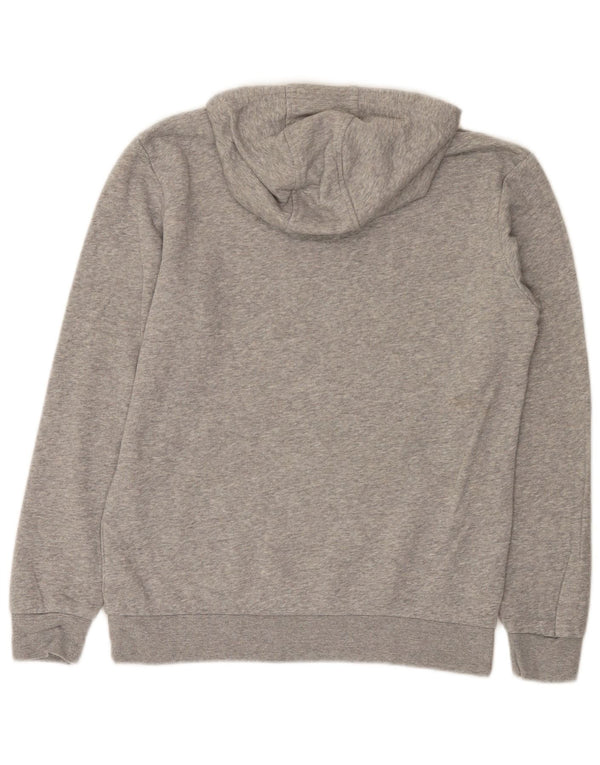 Adidas Boys Graphic Hoodie Jumper 13-14 ετών Βαμβάκι με γκρι φλύκταινες