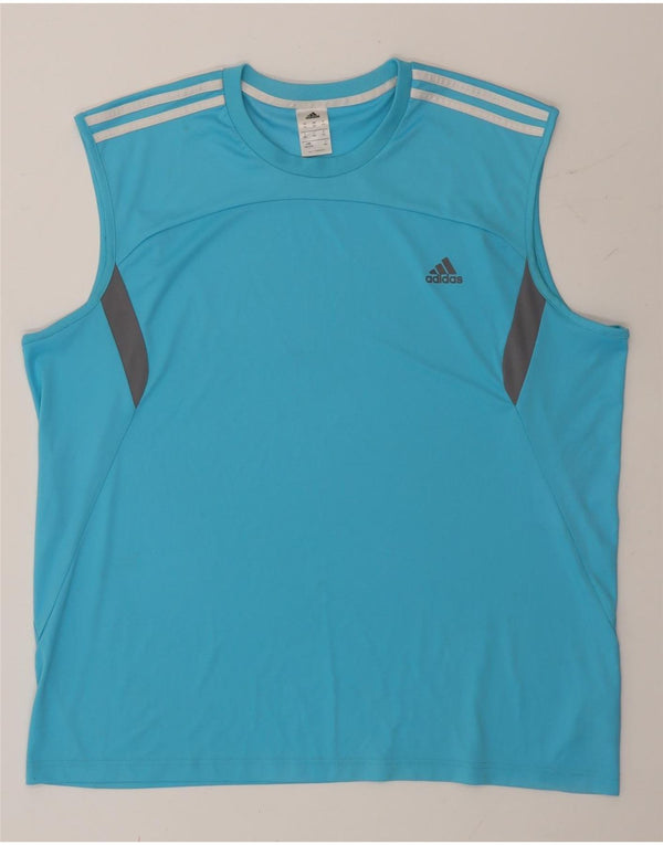 Ανδρικό γιλέκο Adidas Top 2XL Blue Colourblock Polyester