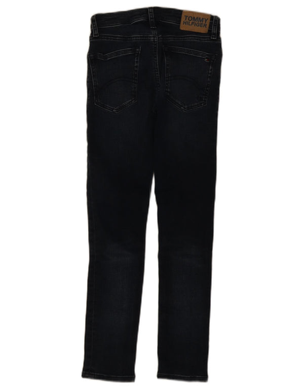 Tommy Hilfiger Boys Skinny Jeans 9-10 ετών W22 L24 Navy Blue Cotton