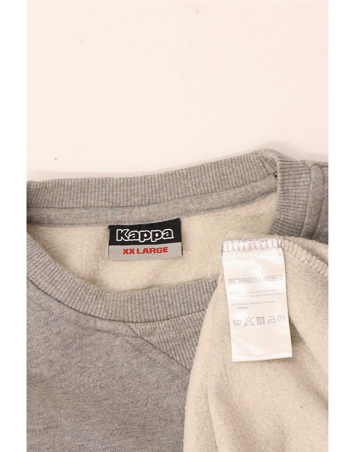 Ανδρικό φούτερ Kappa Jumper 2XL Γκρι βαμβακερό