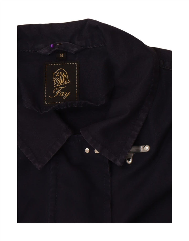 Fay Γυναικείο Bomber Jacket UK 14 Medium Navy Blue