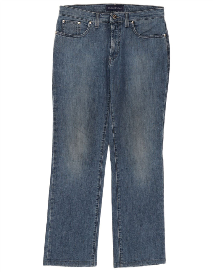 Γυναικείο τζιν Trussardi ίσιο W29 L29 Μπλε βαμβακερό