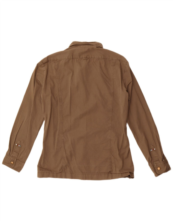 Hugo Boss Γυναικείο Utility Jacket UK 8 Small Khaki Cotton