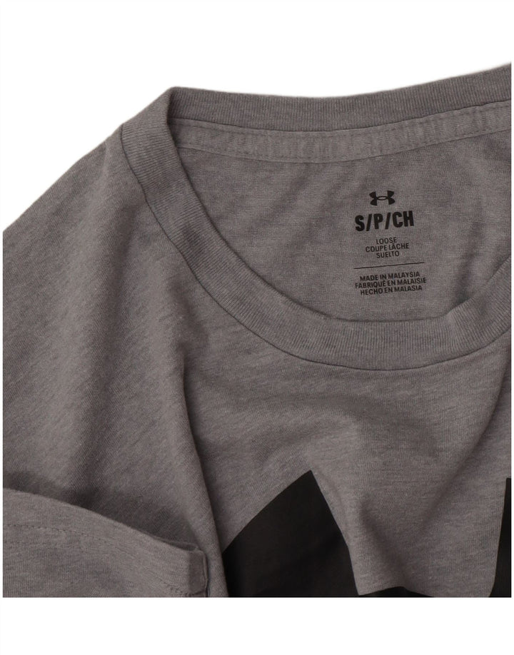 Under Armour Ανδρικό γραφικό T-Shirt Top Small Grey