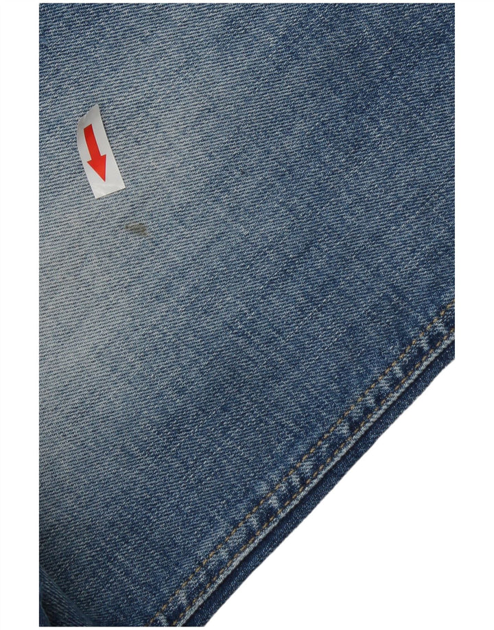 Ανδρικό Jack & Jones Distressed Straight Jeans W32 L32 Μπλε βαμβακερό