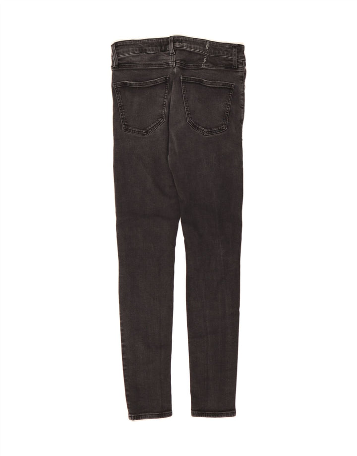 CALVIN KLEIN Womens Distressed Skinny Jeans W31 L30 Grey Vintage Calvin Klein and Second-Hand Calvin Klein from Messina Hembry 