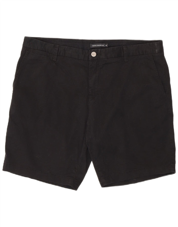 Ανδρικό σορτς Chino French Connection W38 XL μαύρο βαμβακερό