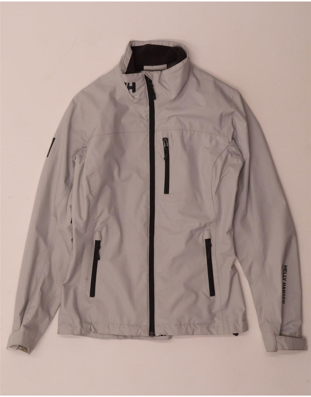 Helly Hansen Γυναικείο γραφικό μπουφάν βροχής UK 10 Small Grey Polyester