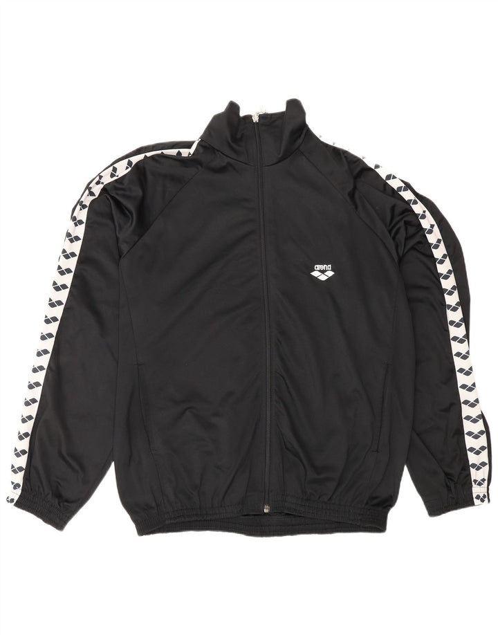 Ανδρική φόρμα γυμναστικής γραφική ARENA Top Jacket Large Black Colourblock
