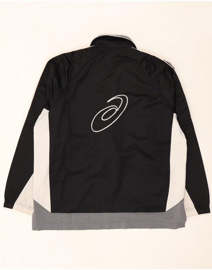 Ανδρική αθλητική φόρμα γραφικών Asics Top Jacket Large Black Colourblock
