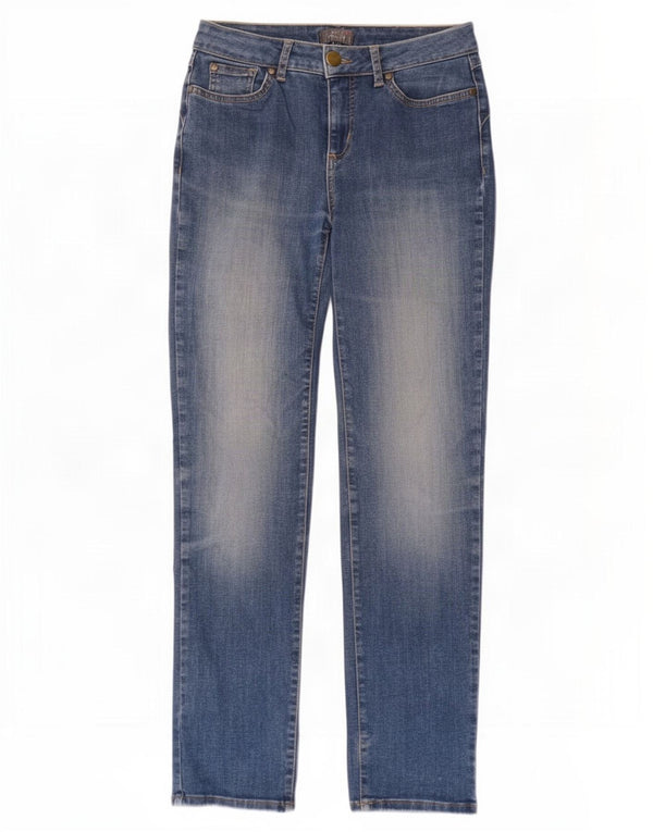 Γυναικεία Marks & Spencer Per Una Straight Jeans UK 8 Small W30 L29 Blue