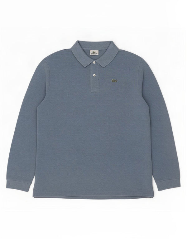 Ανδρικό μακρυμάνικο μπλουζάκι πόλο Lacoste 8 3XL Μπλε