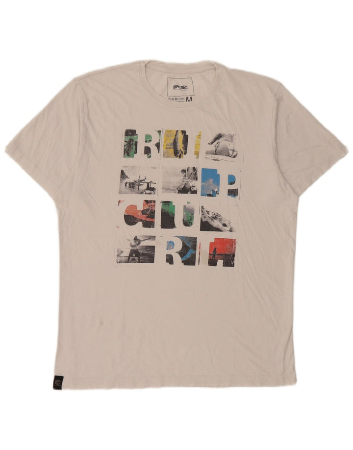 Ανδρικό γραφικό μπλουζάκι Rip Curl Top Medium White