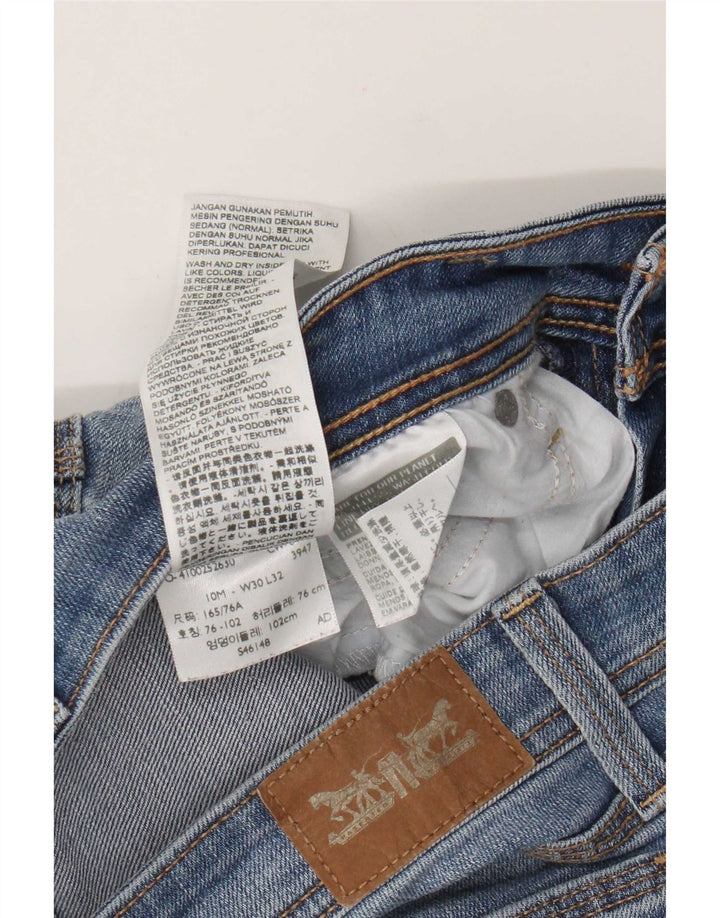 Γυναικείο τζιν Levi's Bootcut W30 L27 Μπλε βαμβακερό