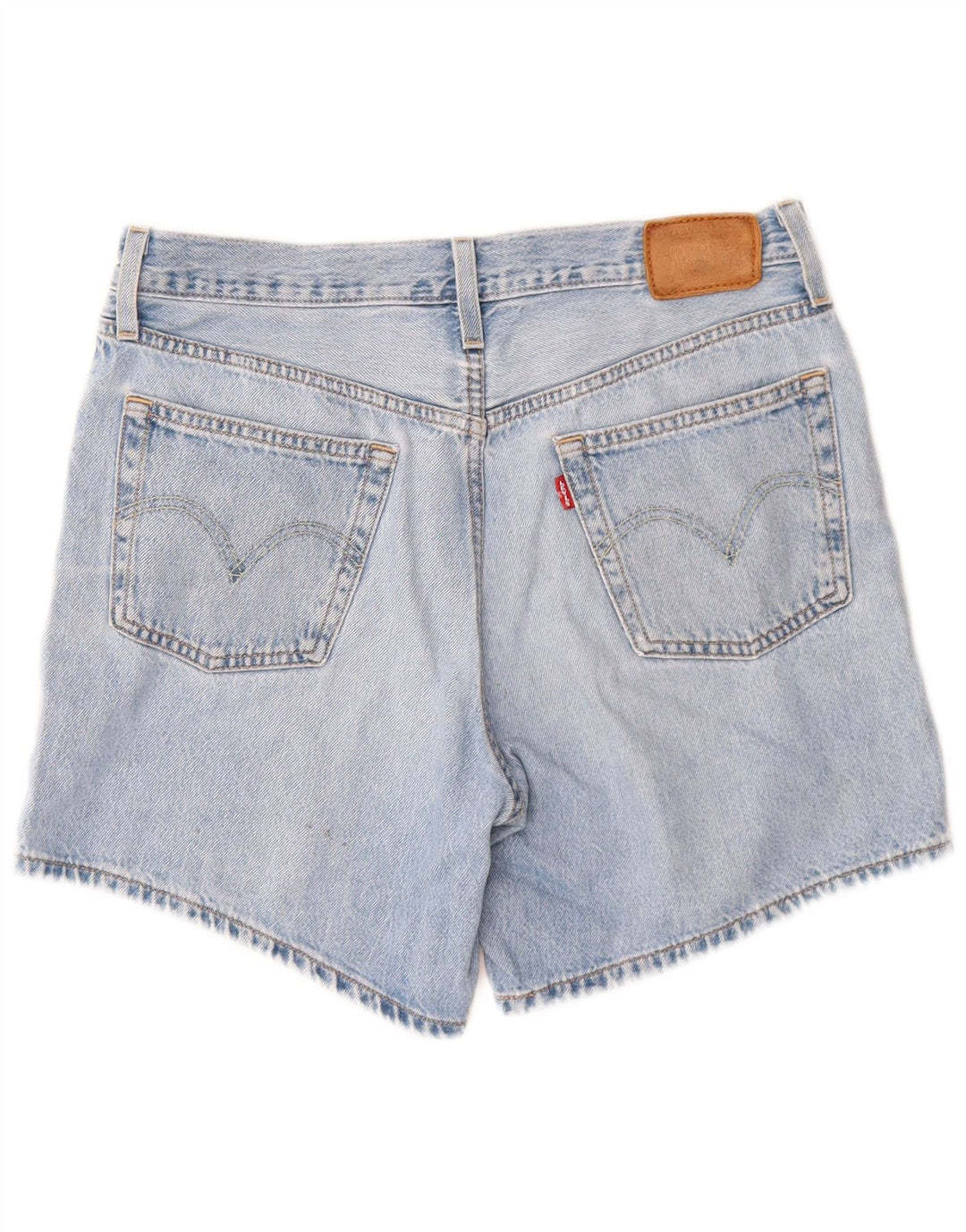 Γυναικείο τζιν σορτς Levi's W28, μεσαίο μπλε βαμβακερό