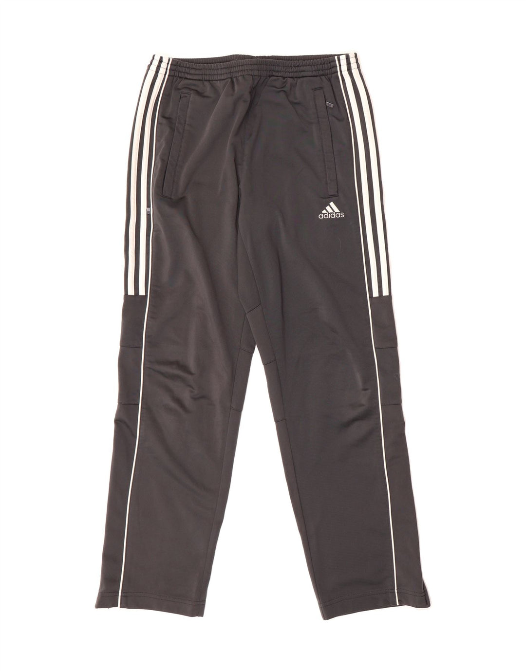 ADIDAS Boys Tracksuit Trousers 13-14 Years W30 L30 Grey Polyester Vintage Adidas and Second-Hand Adidas from Messina Hembry 