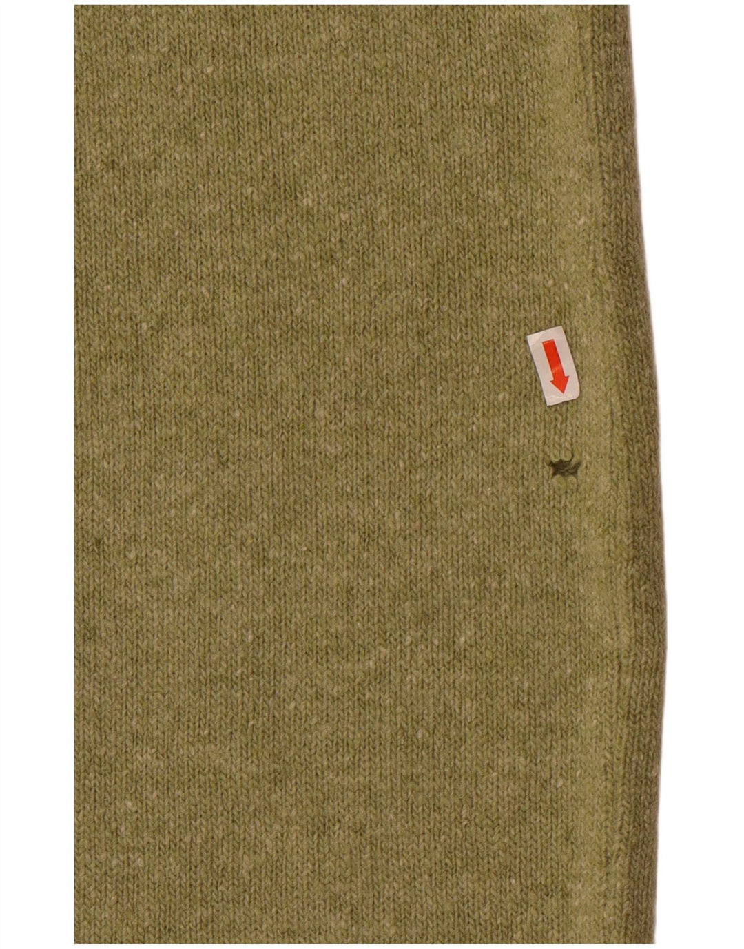 Vintage Γυναικεία Πλεκτή Μίντι Φούστα Μεσαία W28 Πράσινο μαλλί