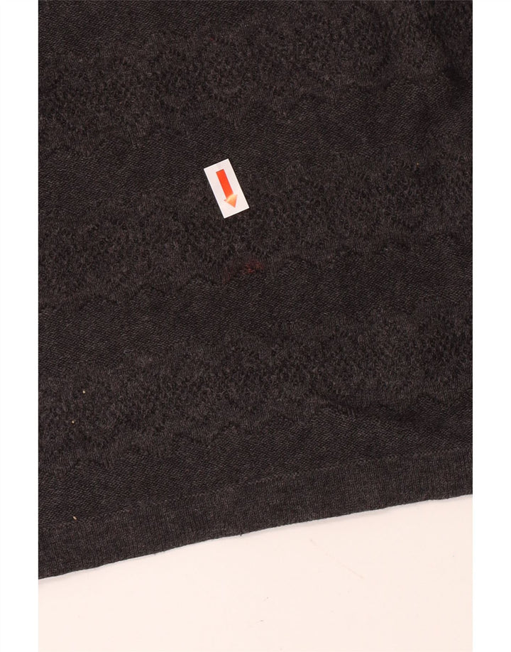 Fat Face Γυναικεία ψηλόμεση μίνι φούστα UK 16 μεγάλη W30 γκρι βαμβακερή κλασική