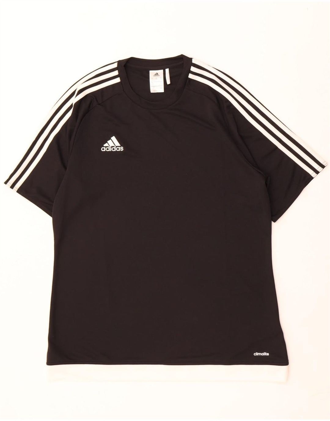 Adidas Ανδρικό T-Shirt Climalite Top Large Black Colourblock Πολυεστέρας
