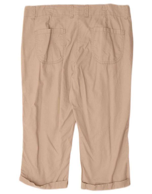 Marks & Spencer Γυναικεία βερμούδα UK 12 Medium W32 Μπεζ βαμβακερό