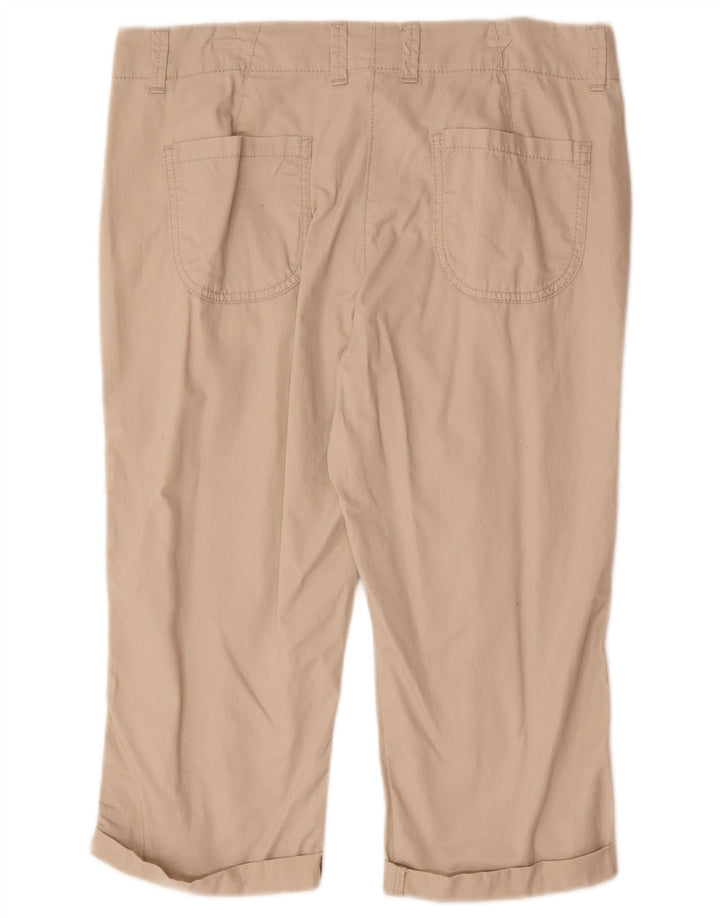 Marks & Spencer Γυναικεία βερμούδα UK 12 Medium W32 Μπεζ βαμβακερό