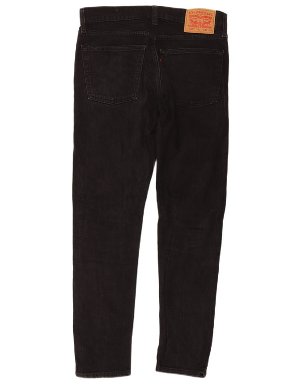 Levi's Mens 515 Slim Fit Tapered Jeans W32 L32 Μαύρο βαμβακερό