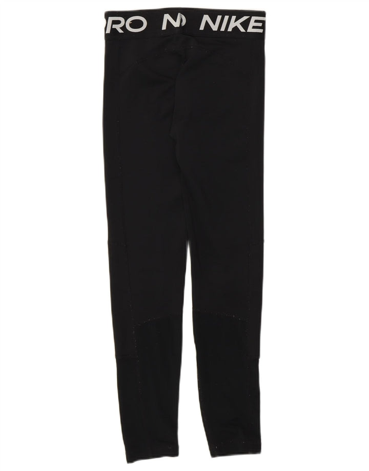 Γραφικό κολάν Nike Girls 10-11 ετών Μεσαίο μαύρο πολυεστέρα