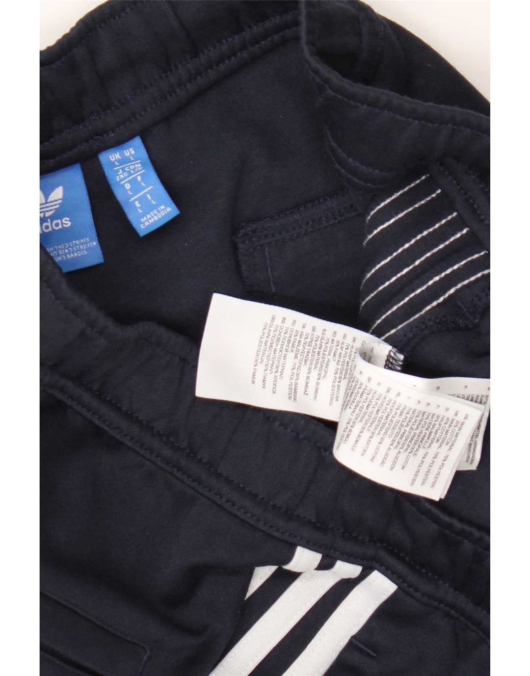 Ανδρική αθλητική φόρμα Adidas Crop Παντελόνι Μεγάλο Navy Blue Polyester